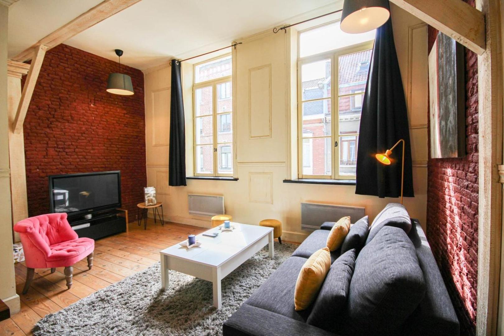 Old Lille Charming Duplex Apartment Eksteriør billede