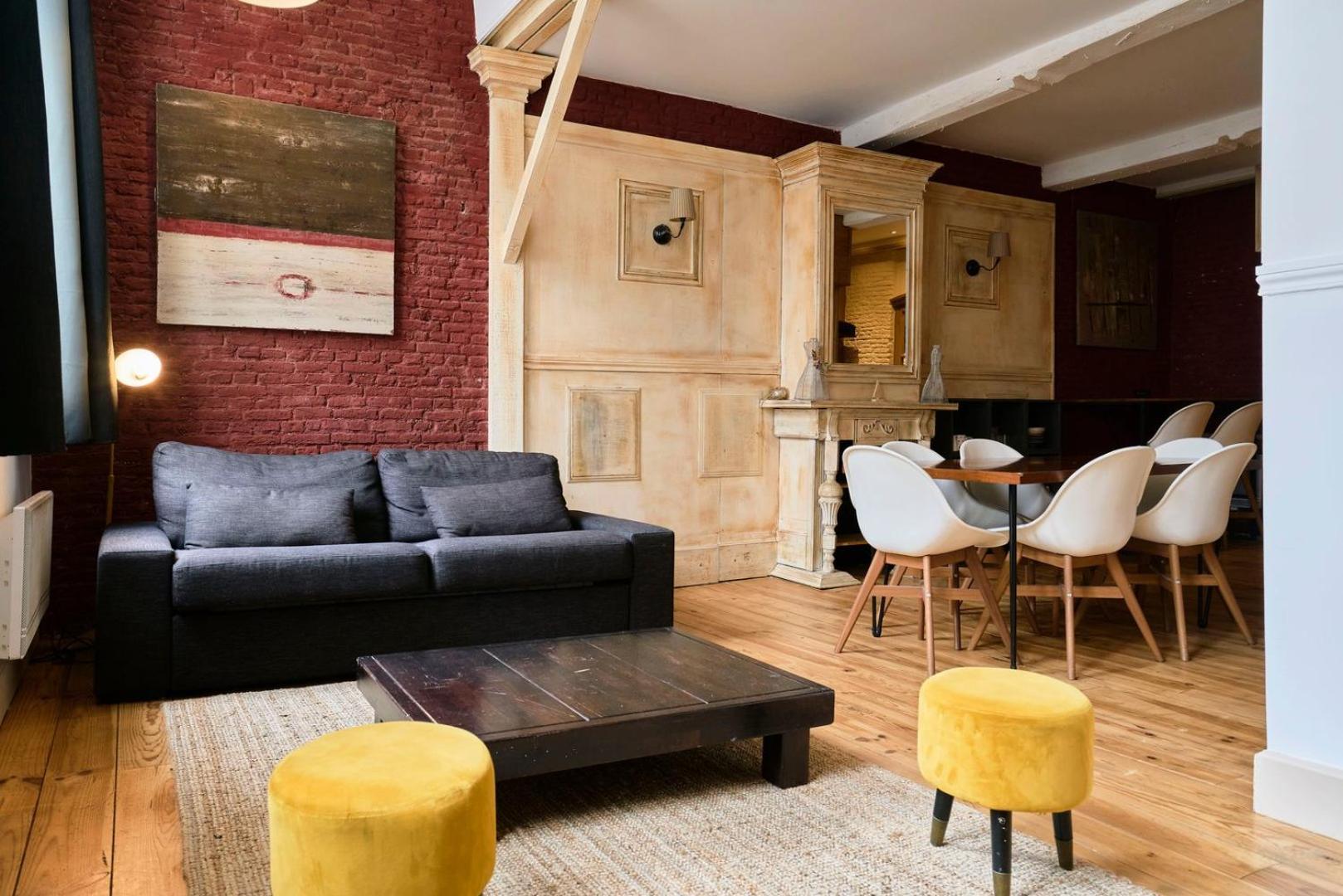 Old Lille Charming Duplex Apartment Eksteriør billede